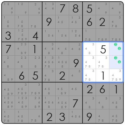 tricks in sudoku